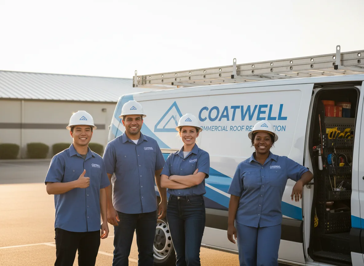 Commercial roof coating company in Schroeder, MN